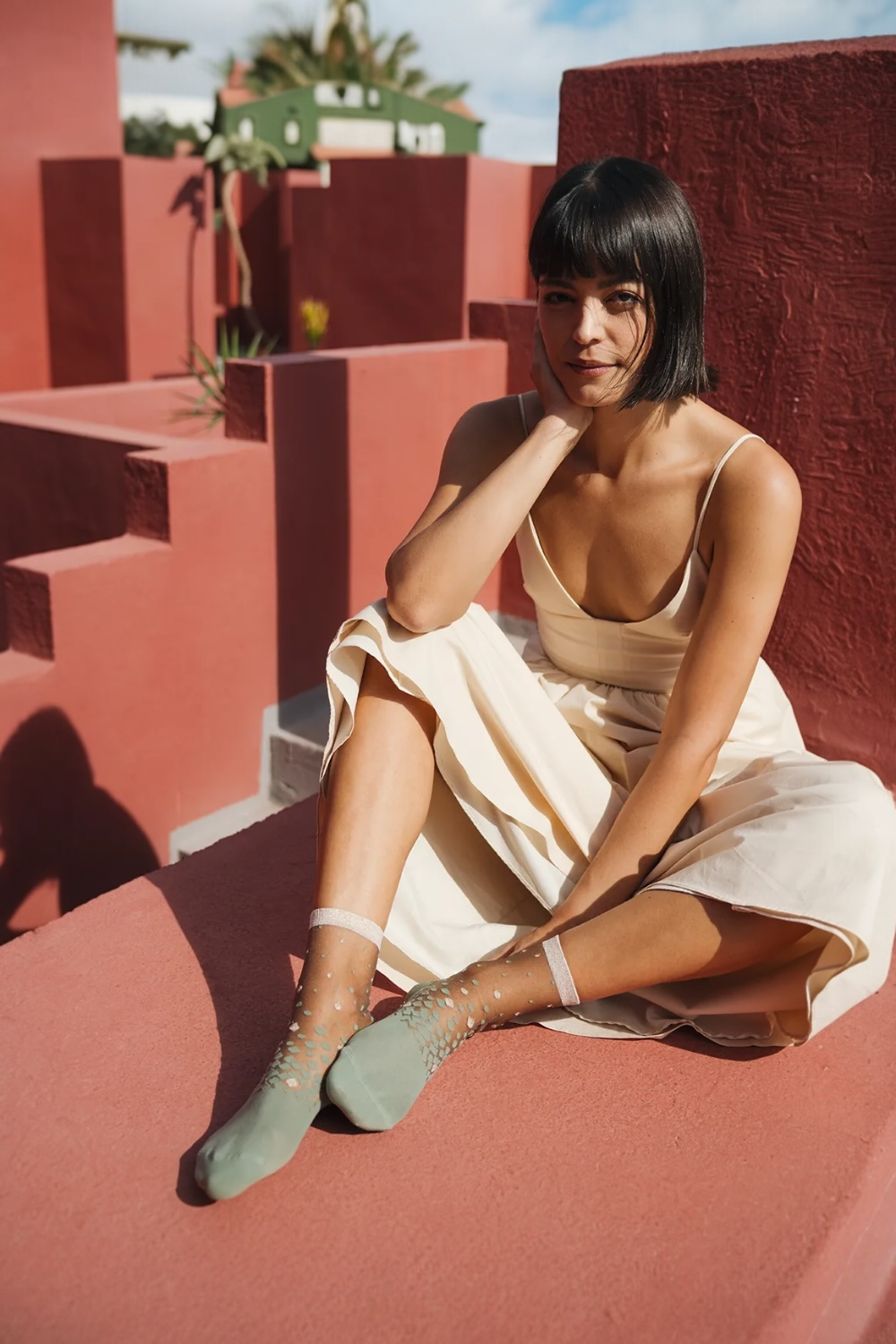 CHAUSSETTES NAKAMEGURO CHAMPAGNE