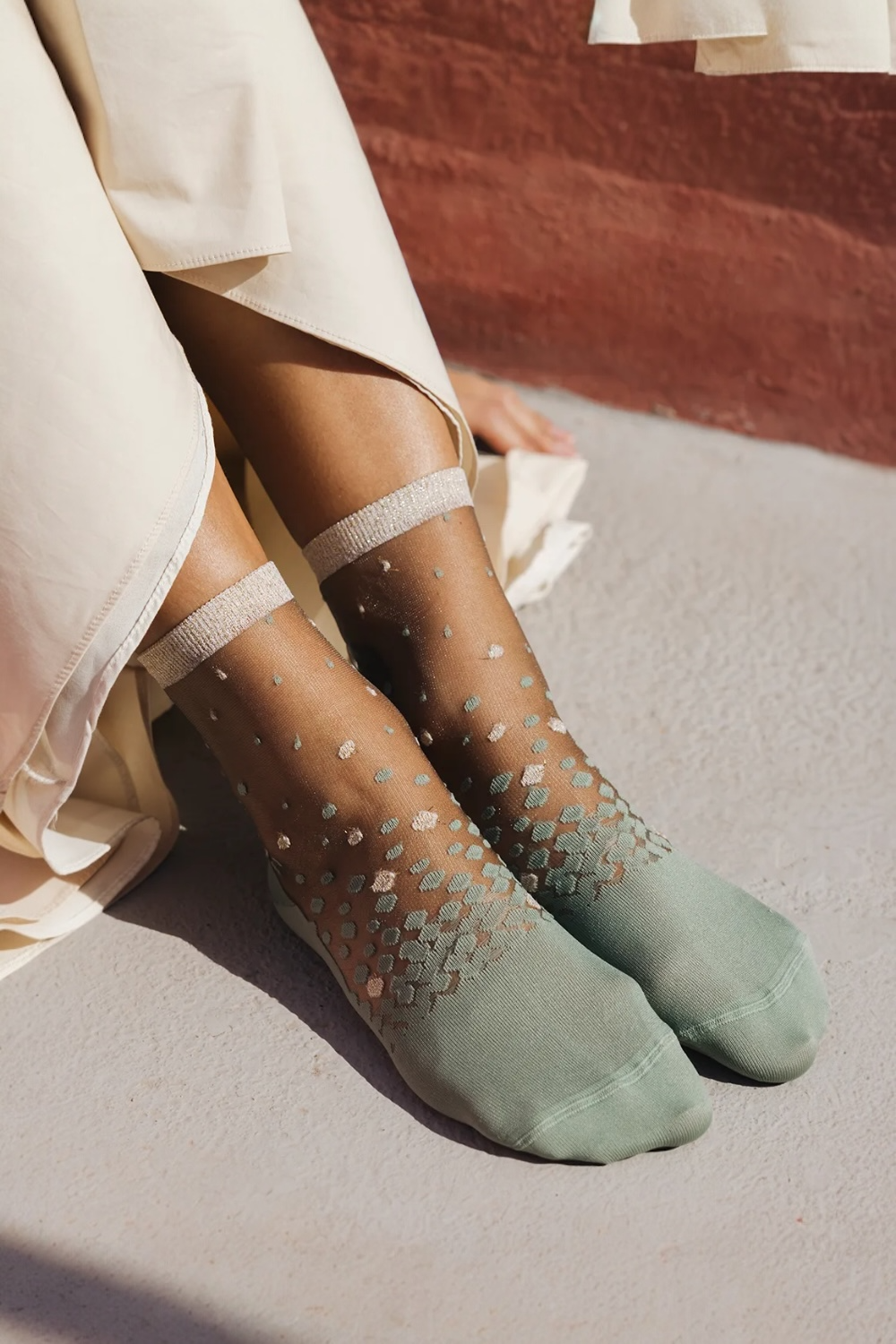 CHAUSSETTES NAKAMEGURO CHAMPAGNE