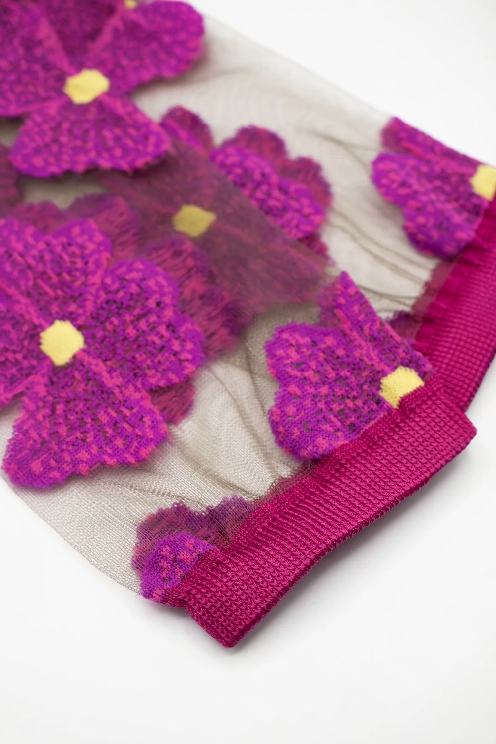 CHAUSSETTES MURANO FUCHSIA