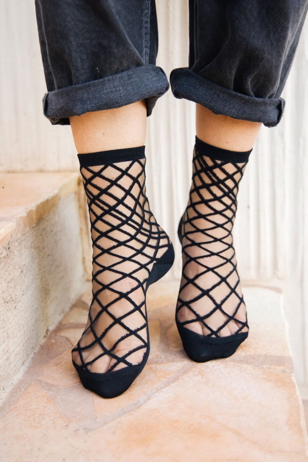 CHAUSSETTES BROOKLYN BRIDGE BLACK