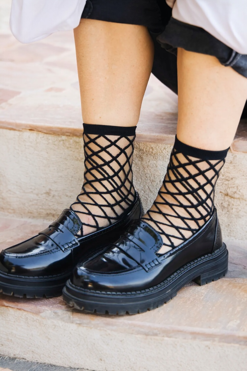 CHAUSSETTES BROOKLYN BRIDGE BLACK