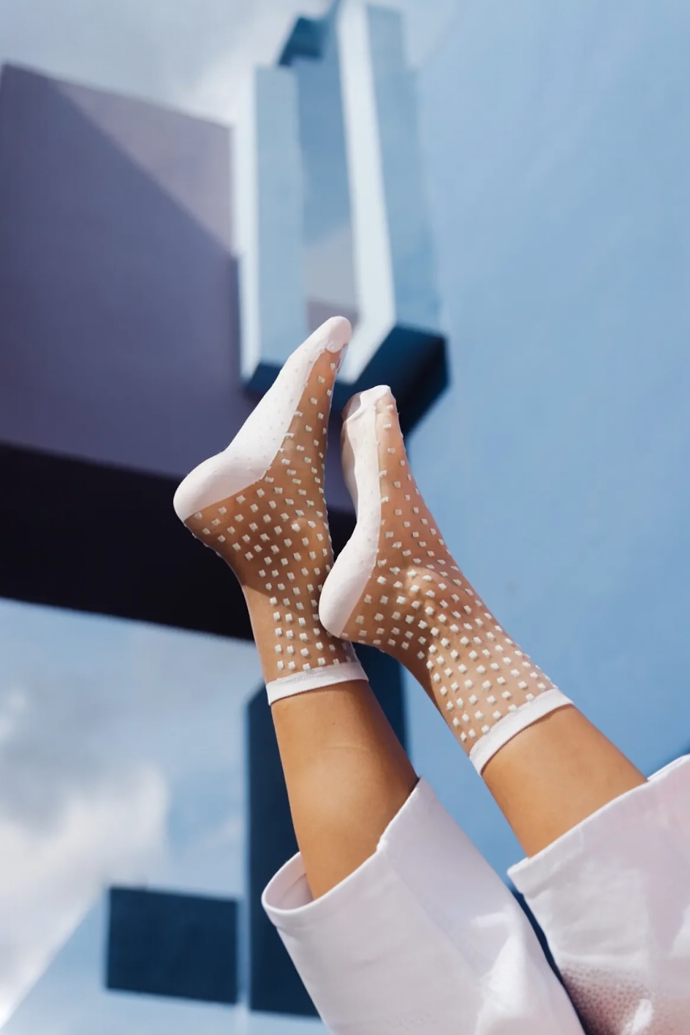 CHAUSSETTES CRESCENT DUNES MENTHE