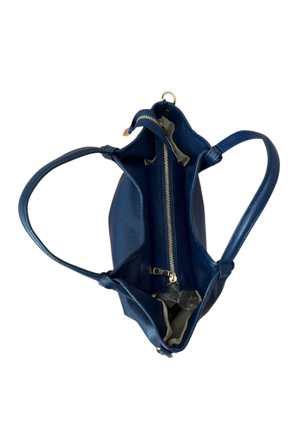 SAC CUIR GRAINE MARINE (LUDEN)