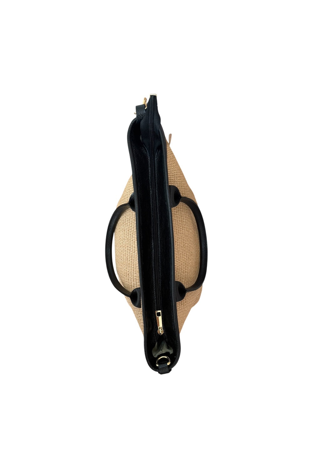 Sac tressé et cuir