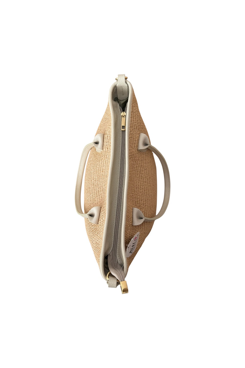 Sac tressé et cuir