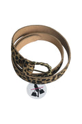 CEINTURE CUIR LEOPARD - 2170Leo