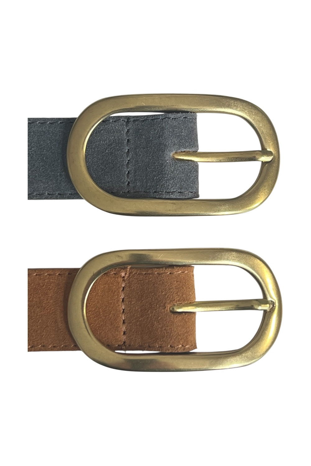 CEINTURE NUBUCK GRISE - 2104