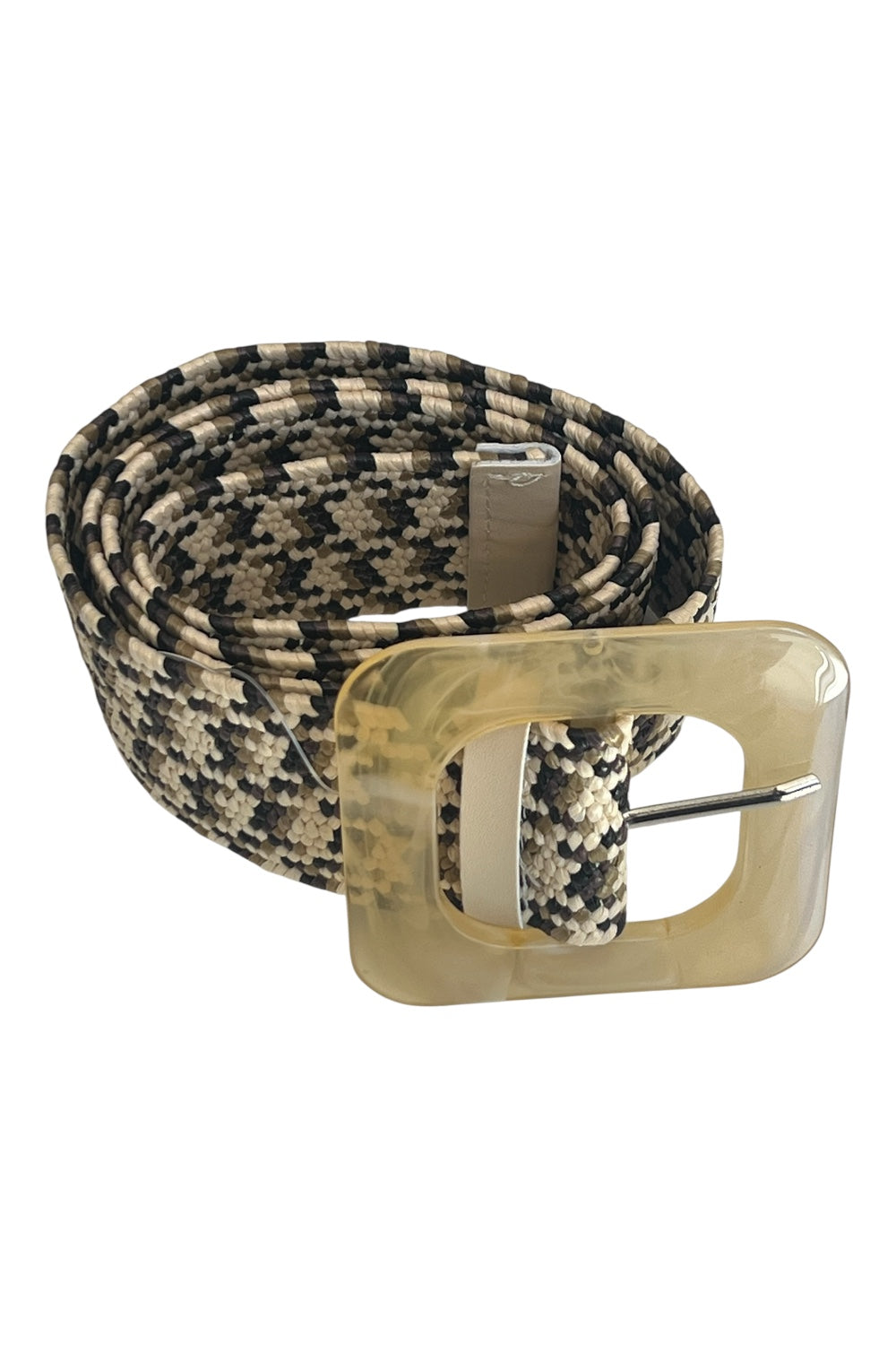 Ceinture élastique boucle effet NACRE