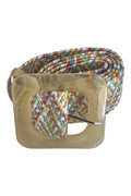 Ceinture élastique boucle effet NACRE