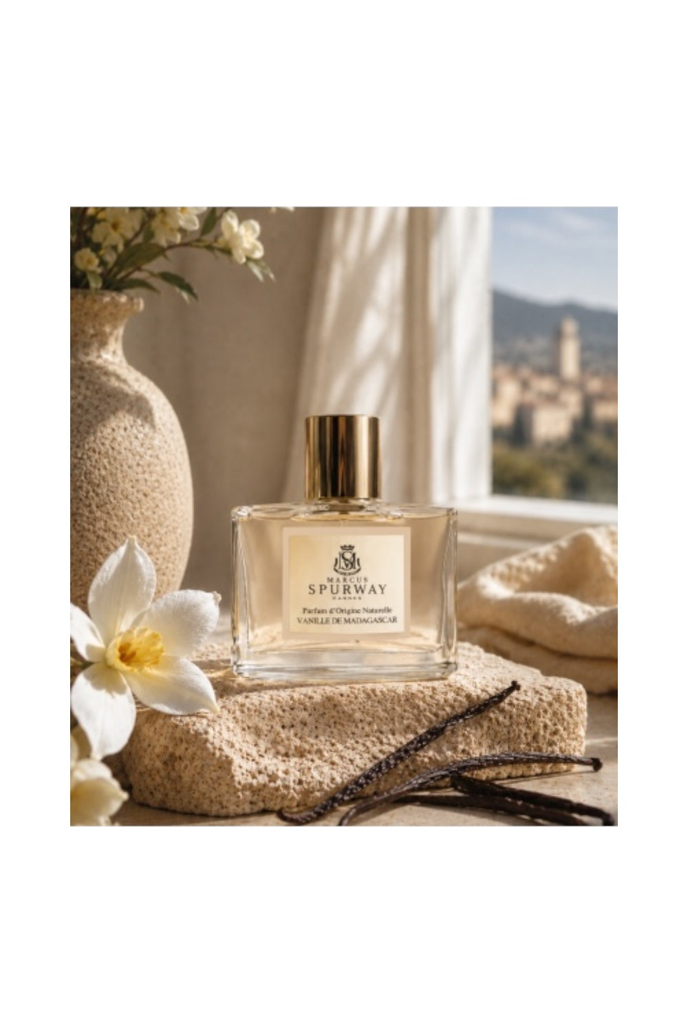 PARFUM FEMME D'ORIGINE NATURELLE VANILLE DE MADAGASCAR 50ML
