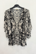 TOP fleuri grande taille