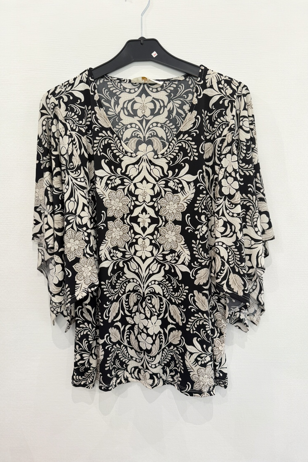 TOP fleuri grande taille