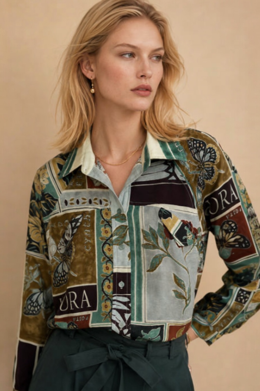 Chemise WESTERN Flora