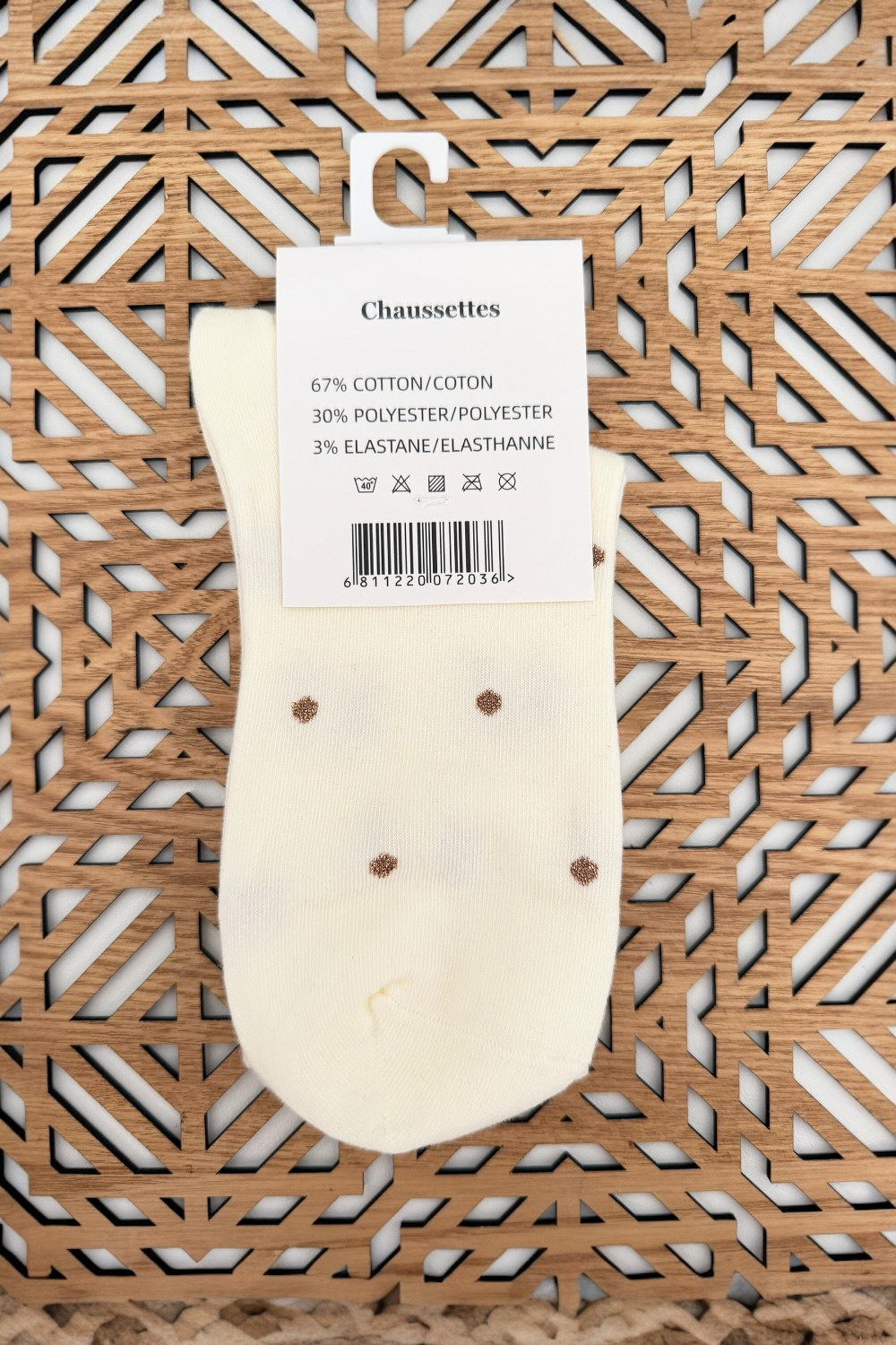 CHAUSSETTES Pois ou Coeurs dorés