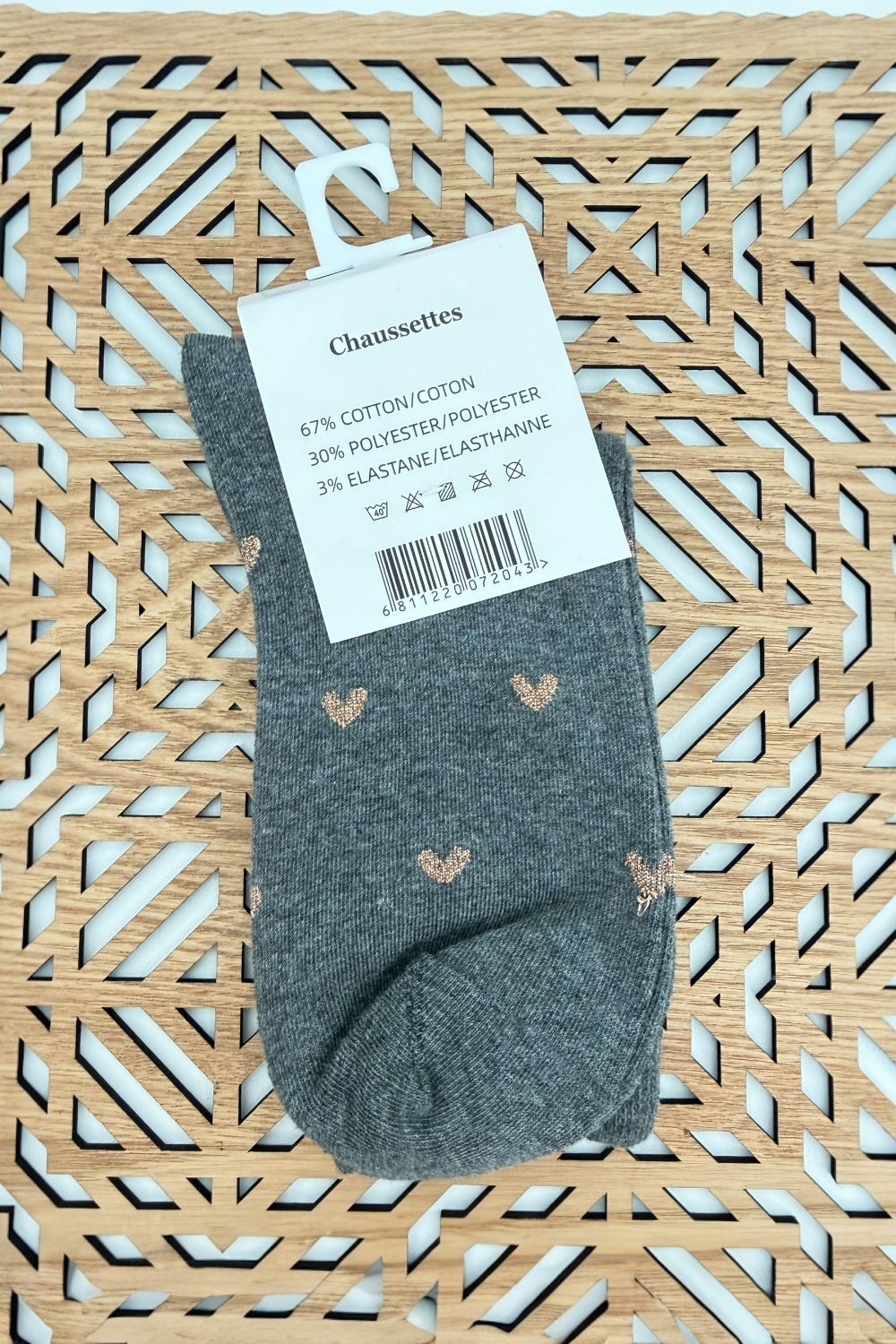 CHAUSSETTES Pois ou Coeurs dorés