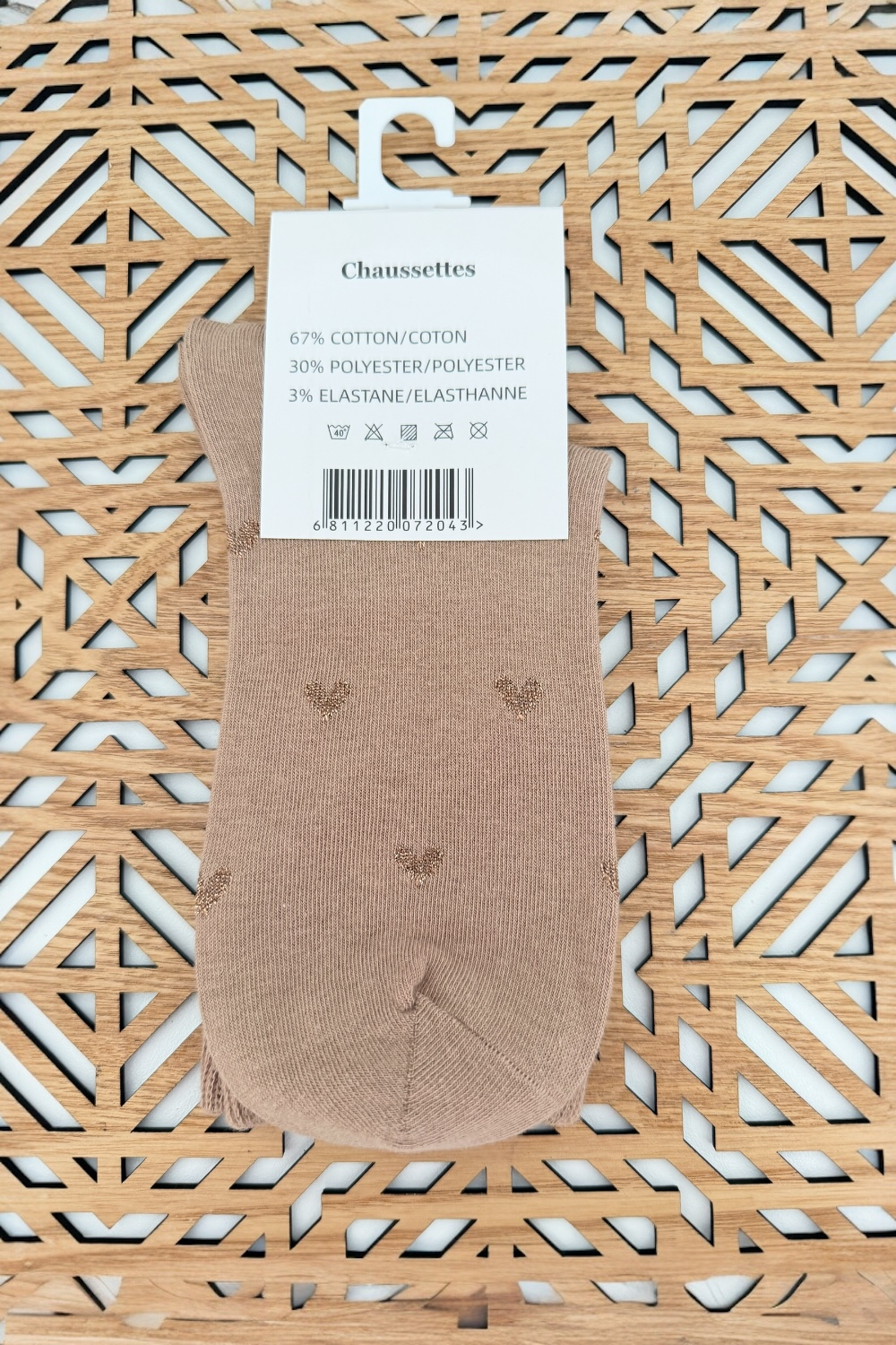 CHAUSSETTES Pois ou Coeurs dorés