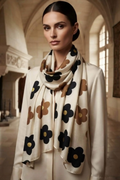 Foulard Grosses Fleurs