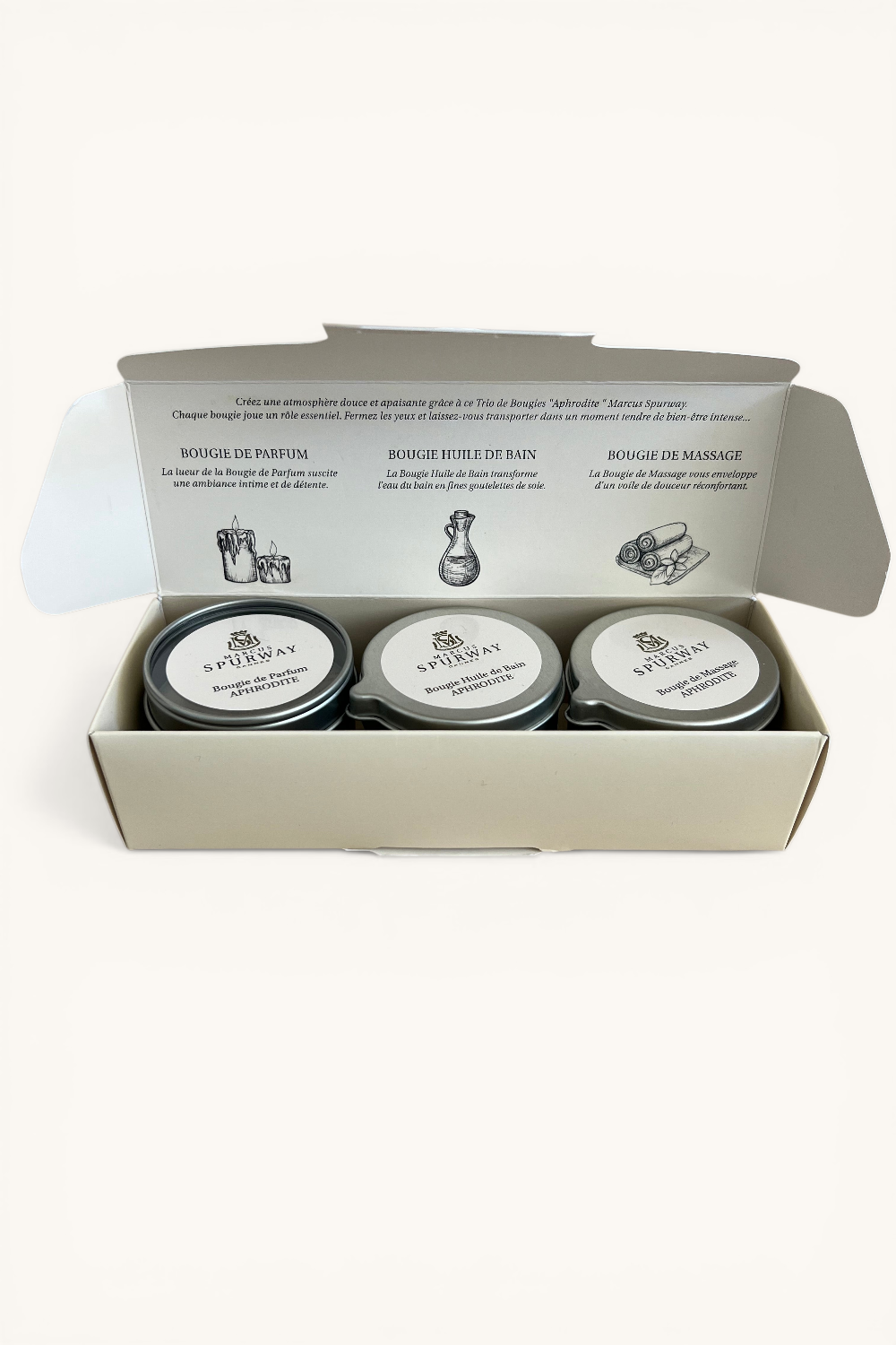 TRIO DE BOUGIES APHRODITE (Série limitée éphémère)